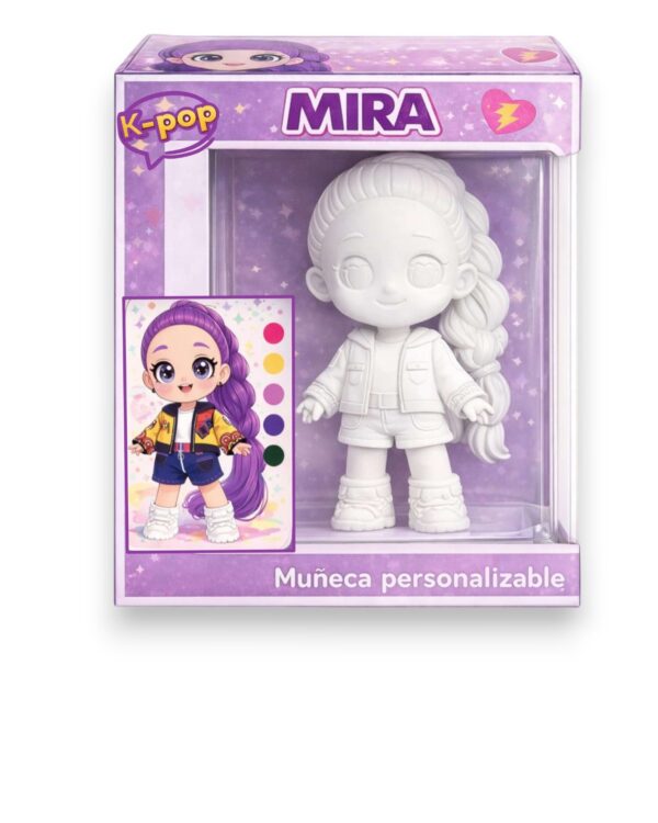 Muñeco Kawaii Personalizado 3D. Píntalo Tú