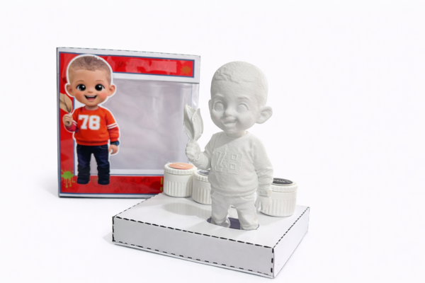 Muñeco Kawaii Personalizado 3D. Píntalo Tú