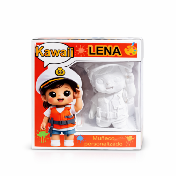 Muñeco Kawaii Personalizado 3D. Píntalo Tú